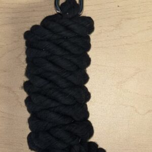 Black Cotton Lead Rope