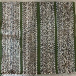 Western Green Saddle Rug, Medium Size