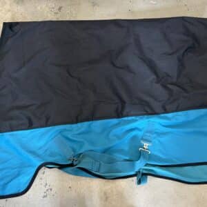 Mio Turnout Blanket Teal and Black-76