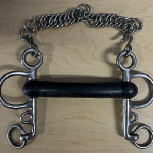 Pelham Bit with Mullen Mouthpiece, 4"