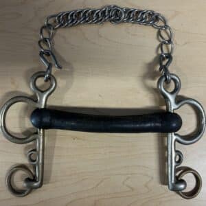 Pelham Bit with Mullen Mouthpiece, 4.5"