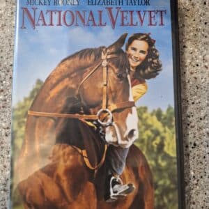 Cover art of National Velvet novel and film featuring horse and rider