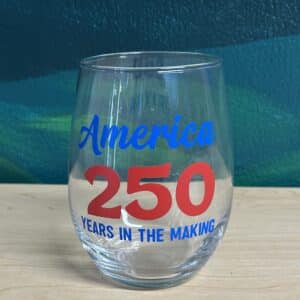 The Glass Factorie America's 250th Stemless WineGlass