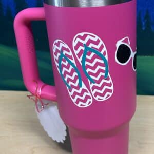 The Glass Factorie Flipflops Tumbler, 40oz