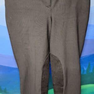 TuffRider Ribbed Front Zip Riding Breeches, 34"