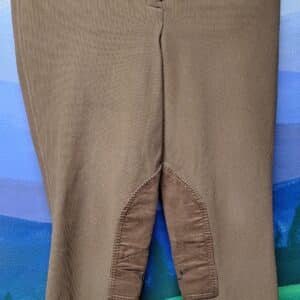 TuffRider Ribbed Front Zip Riding Breeches, 12"