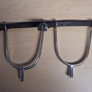 Classic Stainless Steel Tom Thumb English Spurs, 1/4-Inch Neck