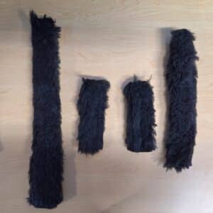 Halter Fleece Cover Set for horse halter comfort and protection
