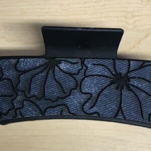 Willow and Birch Leather Flower Hairclip