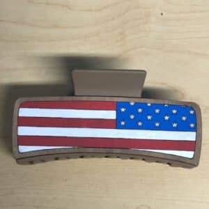 Willow and Birch Patriotic Hairclip lightweight wood accessory