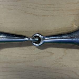 Eldonian Hollow Mouth Eggbutt Snaffle Bit 5 inch used