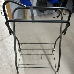 Folding Saddle Stand with Wheels in used excellent condition