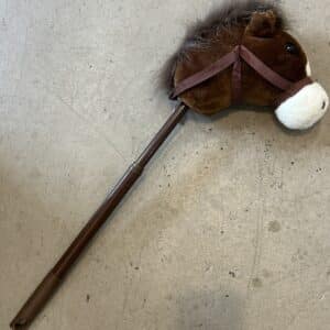 Toy Hobby Horse with extendible stick and sound feature