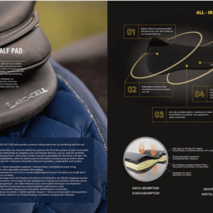 Lami-Cell All-In-One Half Pad saddle pad for horse comfort and saddle fit