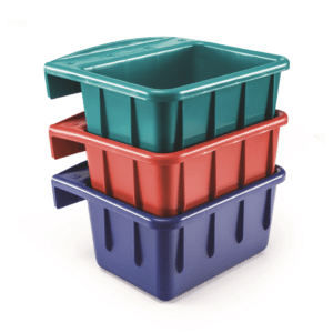 KD-153 Wall/Fence Feeder Mounted Feeder for Small Livestock, 6qt