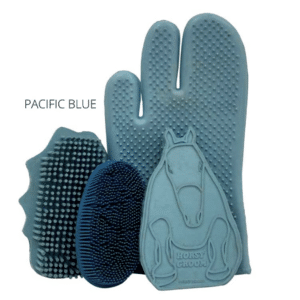 Grewal Equestrian Grooming Kit Bundle with brushes and mesh bag
