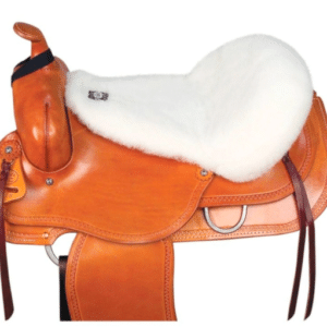 Toklat Western Woolback Seat Saver made of thick wool fleece for western saddles