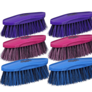Tough1 Comfort Grip Body Brush with molded grip and medium synthetic bristles