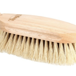 Tough1 Wood Block Medium/Stiff Brush for horse grooming
