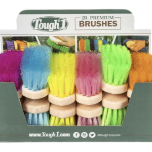 Tough1 Jr Premium Medium Bristle Brush grooming tool for young riders