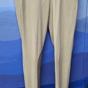 Kerrits Flow Rise Knee Patch Riding Tights Child Medium tan color with knee patches
