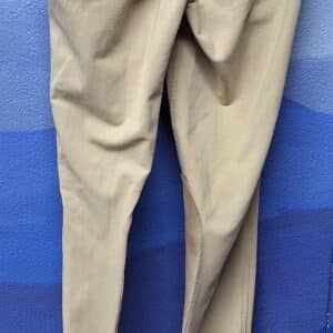 Kerrits Flow Rise Knee Patch Riding Tights Child Medium tan color with knee patches