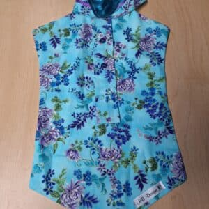 Equestrian Hunt Seat Show Dickie with floral botanical print