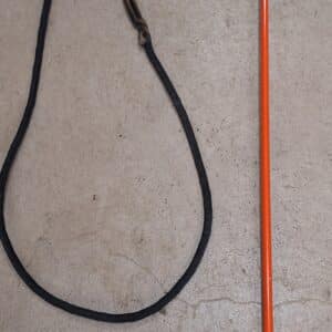 Frabo Obedience Sound Training Whip, 47 inch with leather popper