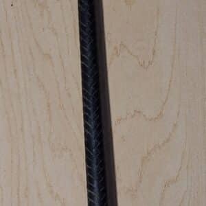 Durable Woven Leather Riding Crop, 25"