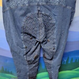 Romfh Denim Full Seat Equestrian Riding Breeches Womens 40