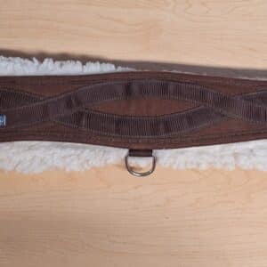 Henri De Rivel Memor-X Fleece-Lined Anatomical English Girth, 38"