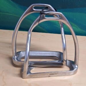Curved Bar English Stirrups, No Pads, 5"