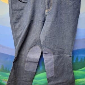 Ariat Denim Knee Patch Riding Breeches Women's 36 size