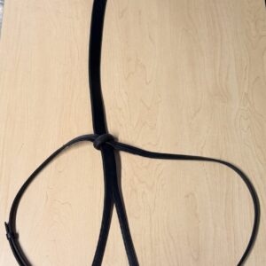 Nunn Finer Running Martingale horse tack in bridle leather with stainless steel hardware