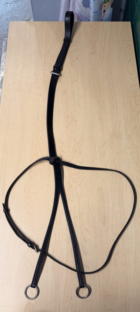 New Products 10 Nunn Finer Running Martingale horse tack in bridle leather with stainless steel hardware