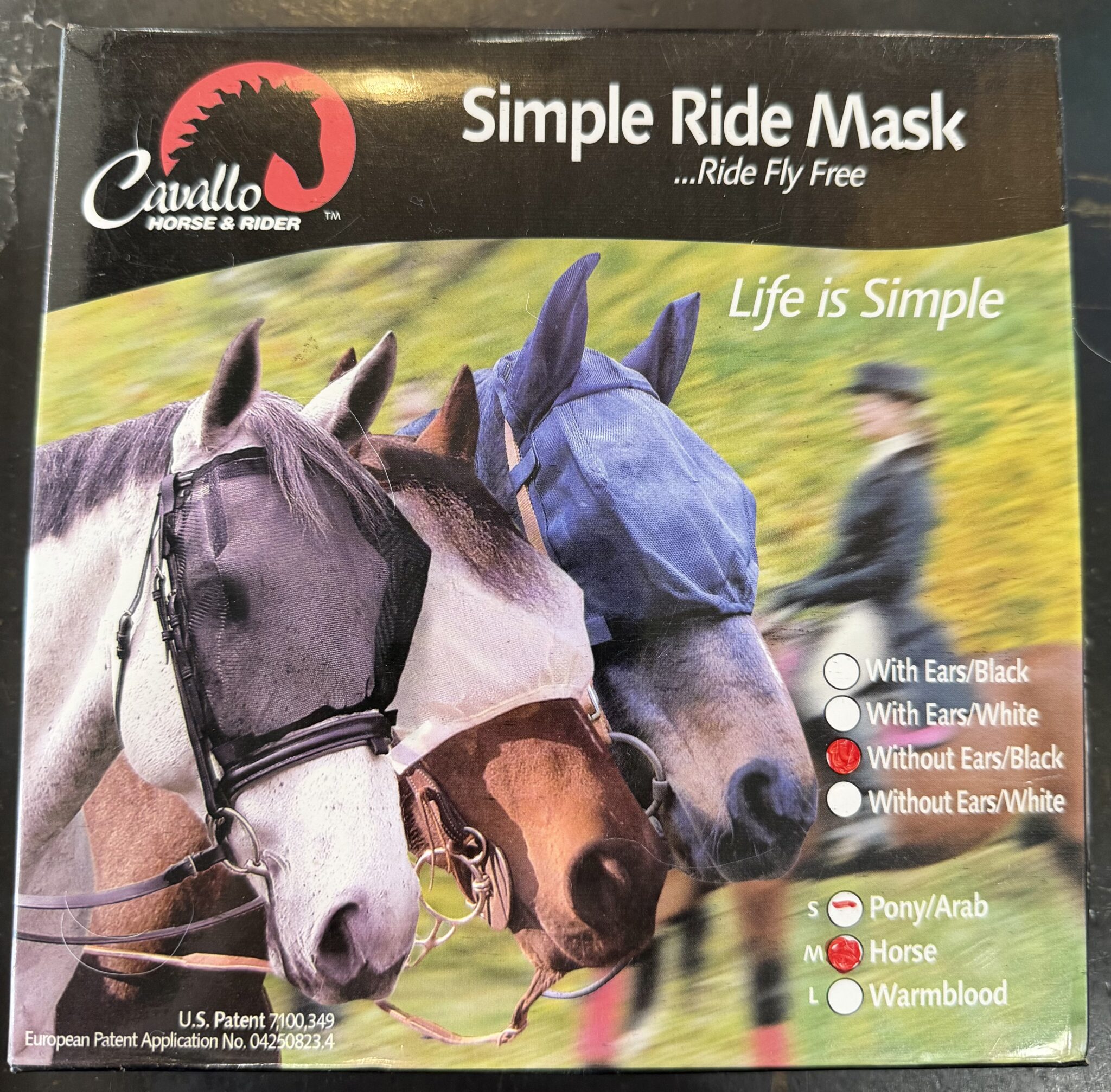 Cavallo Simple Ride Mask For Horse Protection 1 Cavallo Simple Ride Mask for horse fly and insect protection