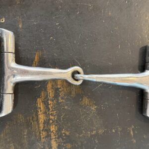 Single Jointed D Ring Snaffle Bit 5.25 inch used horse bit