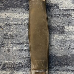 Nunn Finer 27 inch Dressage Girth with leather padding and stainless steel buckles