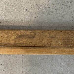 Collapsible wooden saddle rack 18-inch with pine wood and steel hook