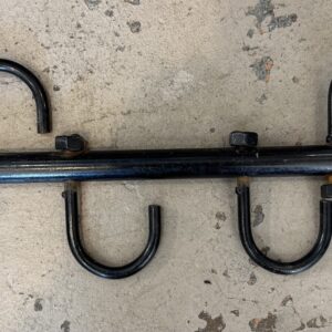 Over-The-Stall Door Hanging Tack Rack with swivel hooks for horse tack