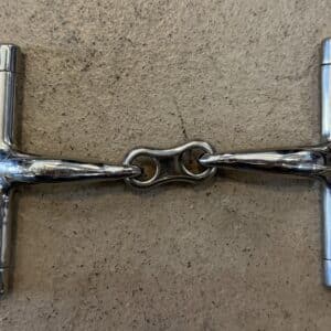 Korsteel D-Ring Snaffle Bit with Lozenge size 4 3/4 inch