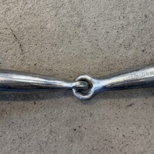 Sta-Brite Single Jointed Loose Ring Snaffle Bit, 4.5"