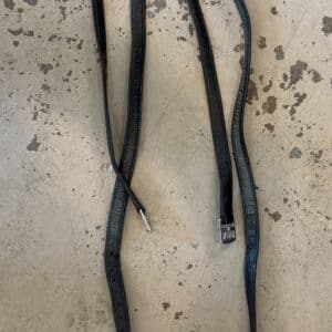 Black English Stirrup Leathers 60 Inch