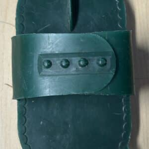 Classic Adjustable Rubber Curry Comb green grooming tool