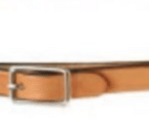 Tory Leather Curb Strap in London leather color