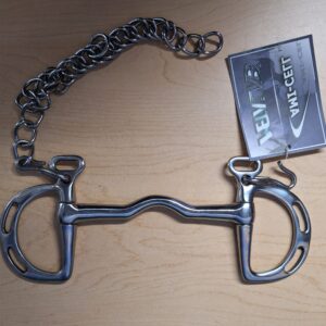 Metalab Ami-Cell Uxeter Kimberwick Bit with Curb Chain, 5"