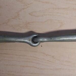 Vintage Brass Single-Jointed Eggbutt Snaffle Bit, 5"