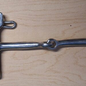 Uxeter Kimberwick Single-Jointed Snaffle Bit, 5.5"