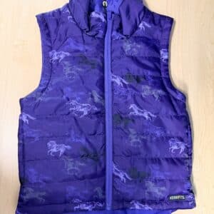 Kerrits Kids Reversible Quilted Puffer Riding Vest, Small