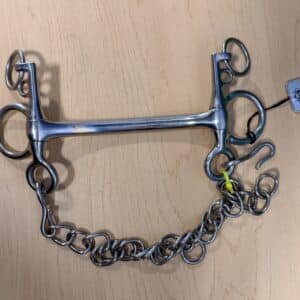 Korsteel Stainless Steel Mullen Mouth Pelham Bit, 5"